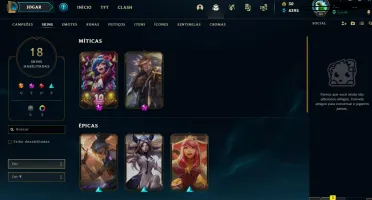 Conta lol platina 2