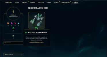 Conta Unranked (ex Platina) com 39 Champs e 12 Skins