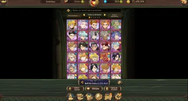 Conta relativamente nova de 7ds grand cross