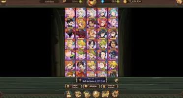 Conta relativamente nova de 7ds grand cross