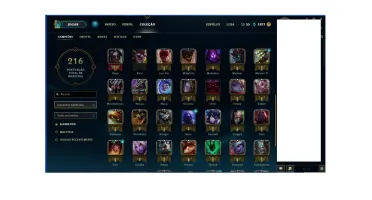 Vender conta do lol