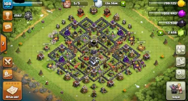 Vila Clash of clans Cv 9 full + conta pokemon go nvl 27