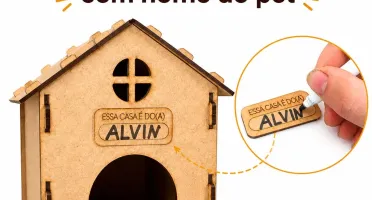 Kit 3 Casinhas Premium para Hamster - Flap Pet
