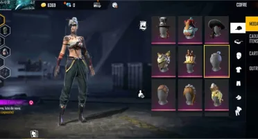 CONTA FREE FIRE ANTIGA LVL 54