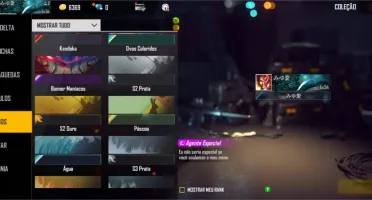 CONTA FREE FIRE ANTIGA LVL 54