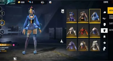 CONTA FREE FIRE ANTIGA LVL 54