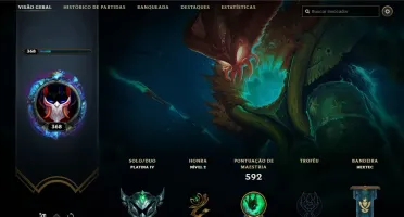 CONTA LOL 8 K ESSENCIA/FULLCHAMP/160 SKINS