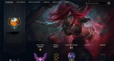 conta mestre league of legends