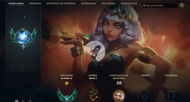 Conta Platina 4 - Smurf LOL (league of legends) ELOMOON
