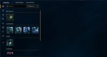 Unranked com 30 Champs e 4 Skins