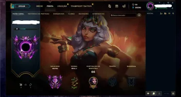 Conta Smurf Mestre 100PDL Lol