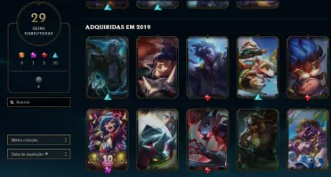 Conta Lol Level 106 várias skins
