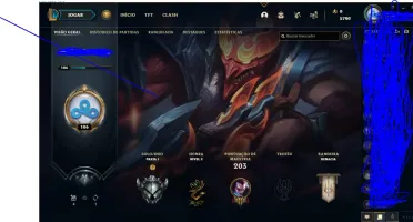 Conta Lol Level 106 várias skins