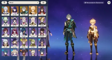 AR 43 Raiden com arma assinatura +Ayato + Alhaitham