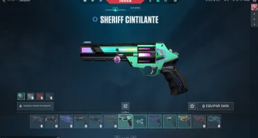 Valorant várias skins antigas, glitchpop e outras.