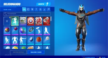 Conta FORTNITE skins, herois, C/salve o mundo 1.600Vbucks