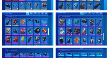Conta do Fortnite Antiga S3 Capítulo 1, SoM Upado, Skin Rara