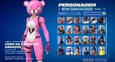 Conta Fortinite passe season 4 completo