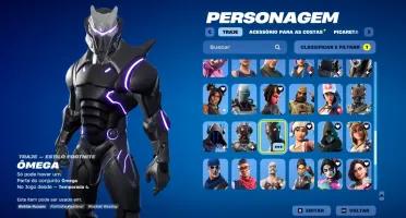 Conta Fortinite passe season 4 completo