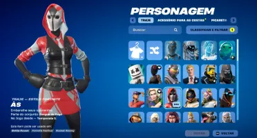 Conta Fortinite passe season 4 completo