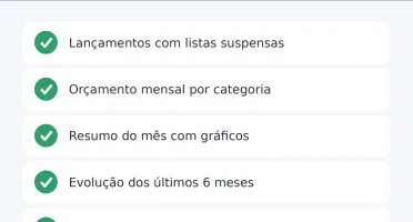 Planilha de Controle Financeiro Pessoal