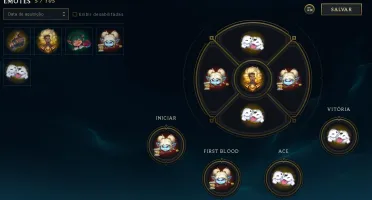 Conta LoL lvl 36, gold bom mmr; Skin ultimate