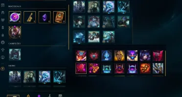 Conta LoL lvl 36, gold bom mmr; Skin ultimate
