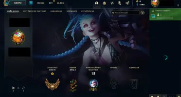 Smurf Conta de  LOL GOLD 4 68% DE WIN RATE