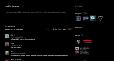 Conta Lv105 Steam, 80 Jogos, 11 Medalhas, 10 Anos De Serviço