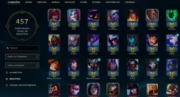 vendo conta lol com 2 skins MITICAS, 162 totais, Diamante 5
