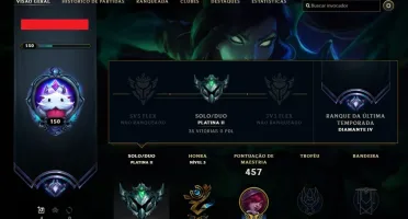 vendo conta lol com 2 skins MITICAS, 162 totais, Diamante 5