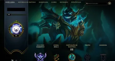 Conta LoL | Diamante 4 60W 11L 85% WINRATE | LV 37