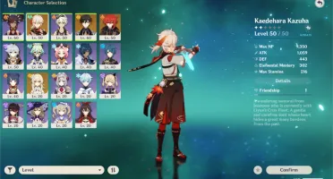 GENSHIN IMPACT AR35 / 5* KAZUHA, ZHONGLI, DILUC E T5 SWORD