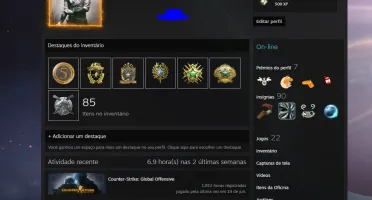 Conta CSGO 7 Medalhas