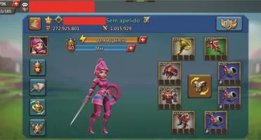 Conta Lords Mobile 272M de poder com T4 liberada