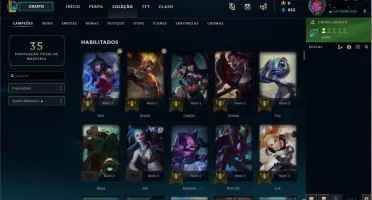 unranked lv 23 18 champs skin kazix estrela negra