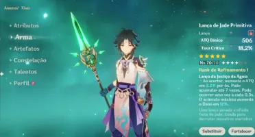Conta genshin impact raiden klee xiao zhongli AR 54