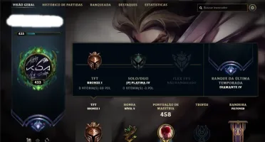 VENDO CONTA LOL, UNRANKED Ex-Diamante IV, 116 skins