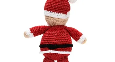 Papai Noel em amigurumi