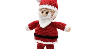 Papai Noel em amigurumi