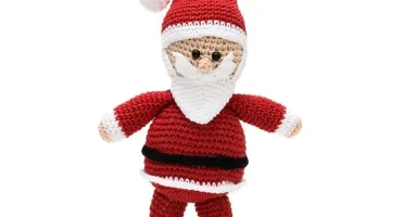 Papai Noel em amigurumi