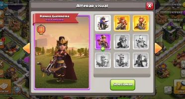 CV11 FULL com skin raras do rei e rainha