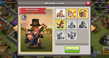 CV11 FULL com skin raras do rei e rainha