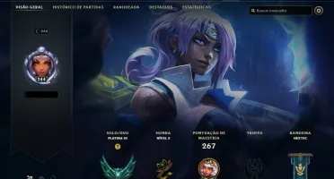 CONTA LEAGUE OF LEGENDS PLATINA 3