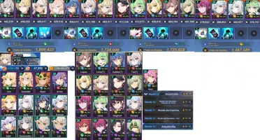V>Conta Grand Chase Mobile + Level 150 + 40K Gemas