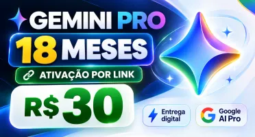 Gemini Pro 30 Dias | Google AI Pro | Ativação por Link