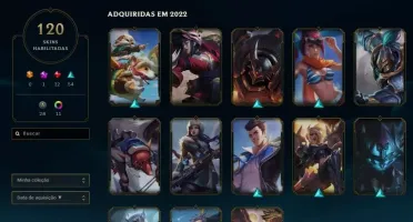 Conta LOL com skins