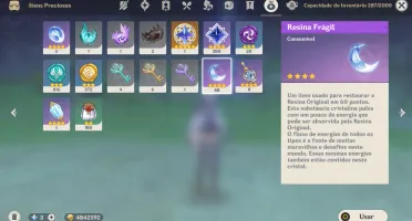 Eula + Ayaka c1 + Keqing, acc ar 42 e muito a explorar