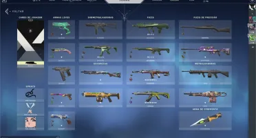 Conta Valorant Platina com skins