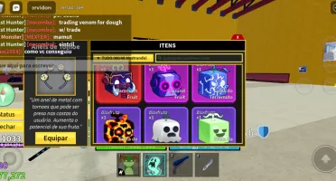 Conta Blox Fruits Com Mamute E Veneno
